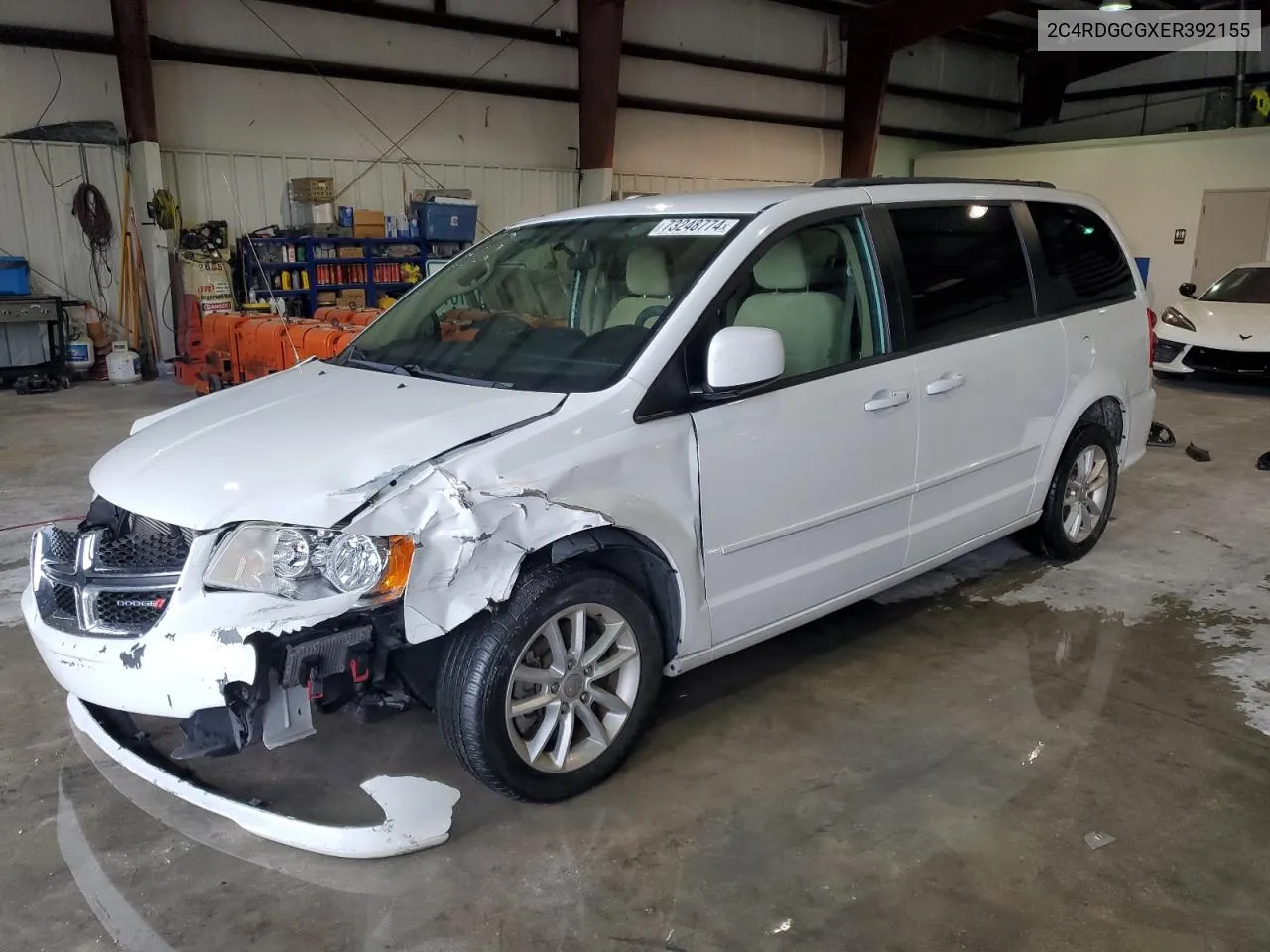 2C4RDGCGXER392155 2014 Dodge Grand Caravan Sxt