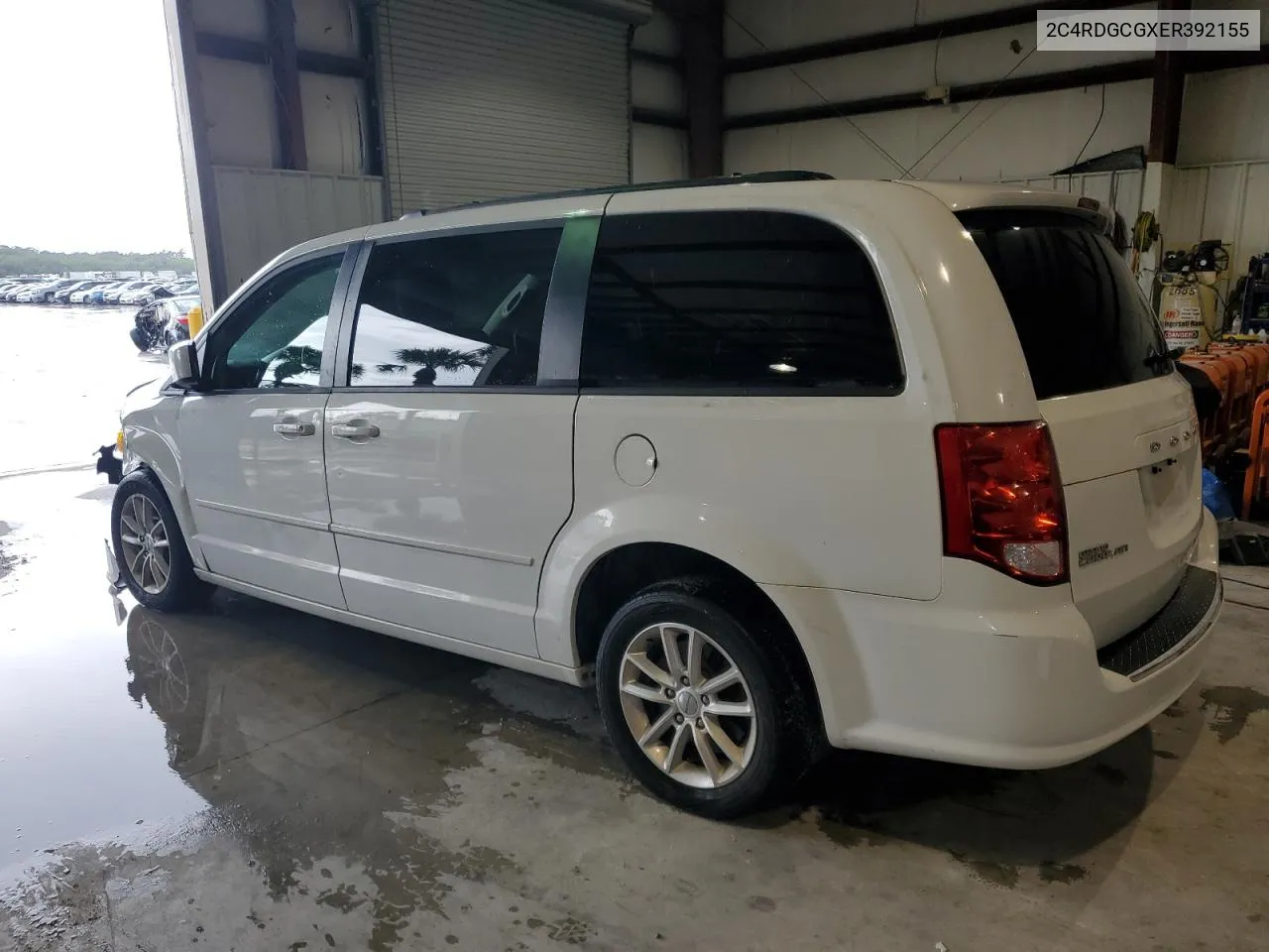 2014 Dodge Grand Caravan Sxt VIN: 2C4RDGCGXER392155 Lot: 73248774