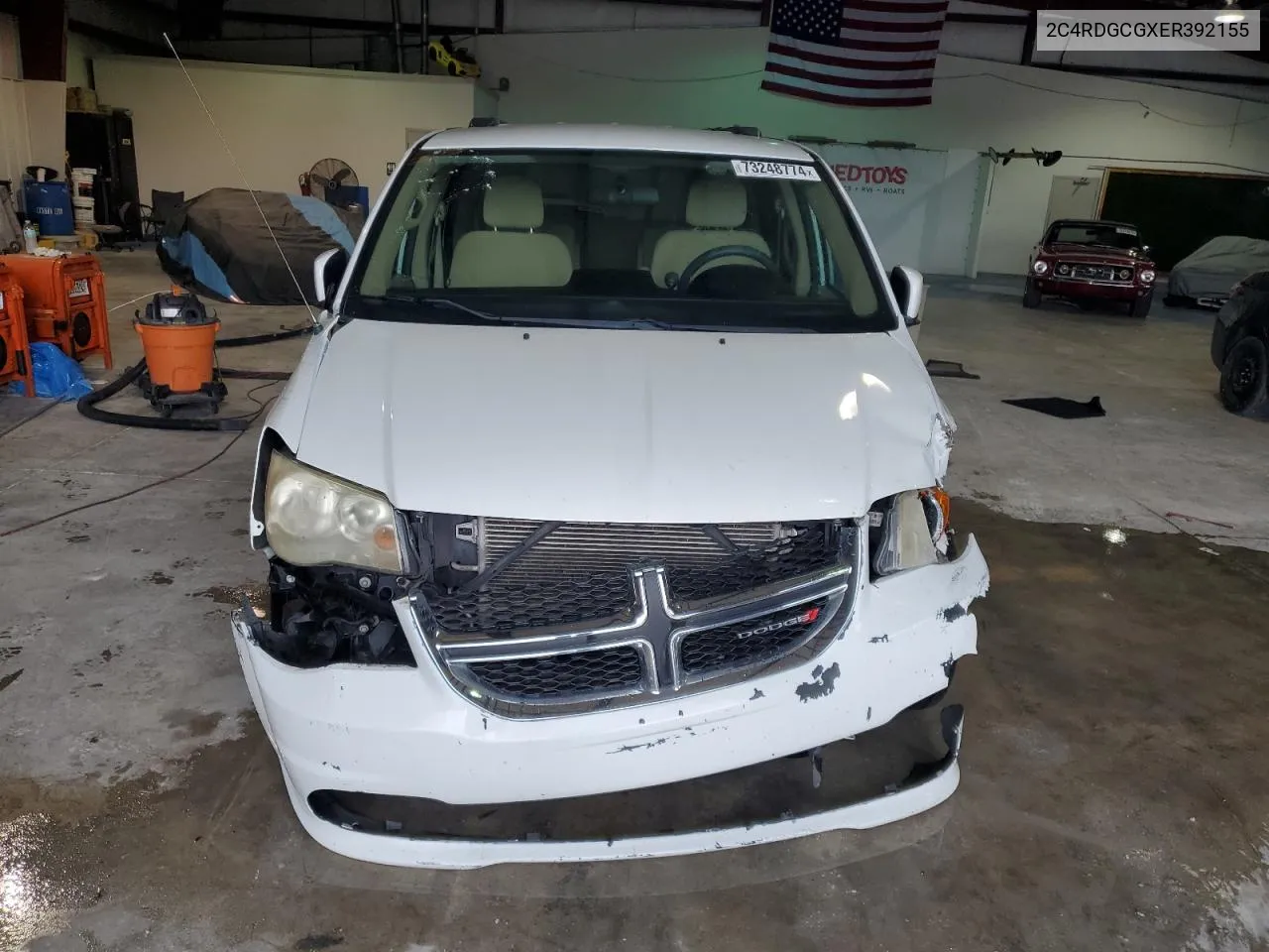 2014 Dodge Grand Caravan Sxt VIN: 2C4RDGCGXER392155 Lot: 73248774