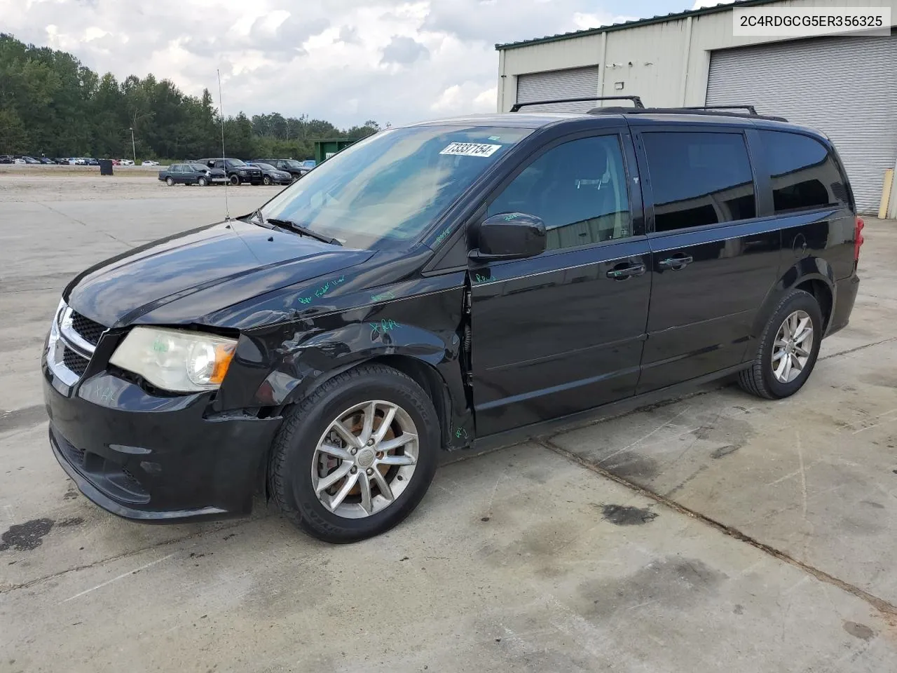 2014 Dodge Grand Caravan Sxt VIN: 2C4RDGCG5ER356325 Lot: 73337154