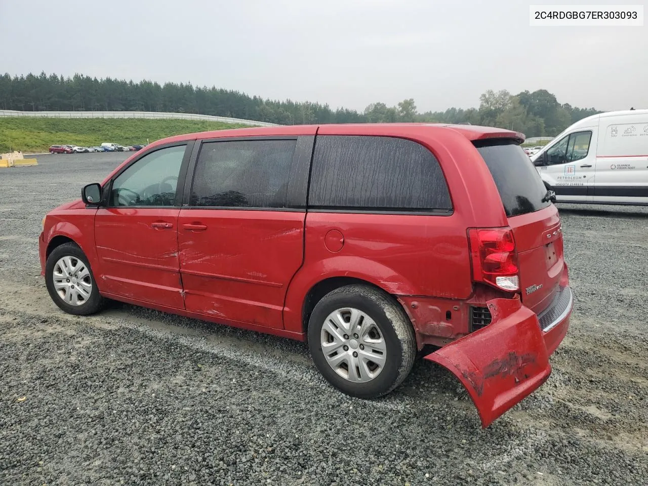 2C4RDGBG7ER303093 2014 Dodge Grand Caravan Se