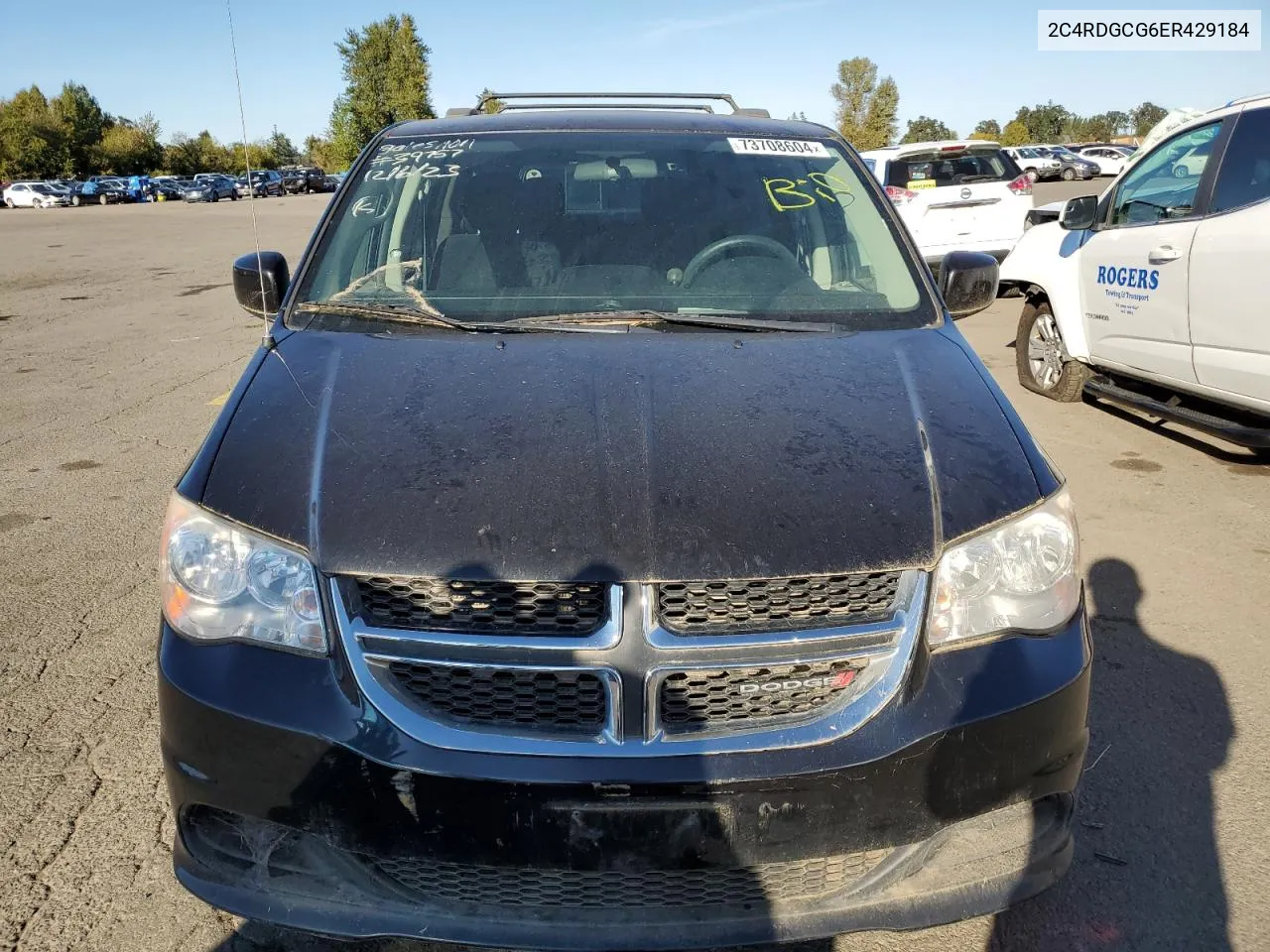 2C4RDGCG6ER429184 2014 Dodge Grand Caravan Sxt