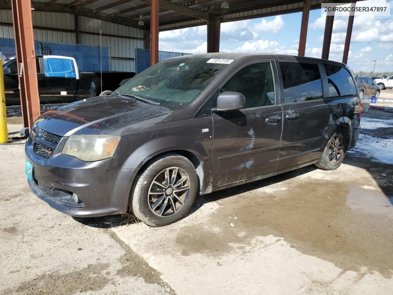 2C4RDGCG5ER347897 2014 Dodge Grand Caravan Sxt