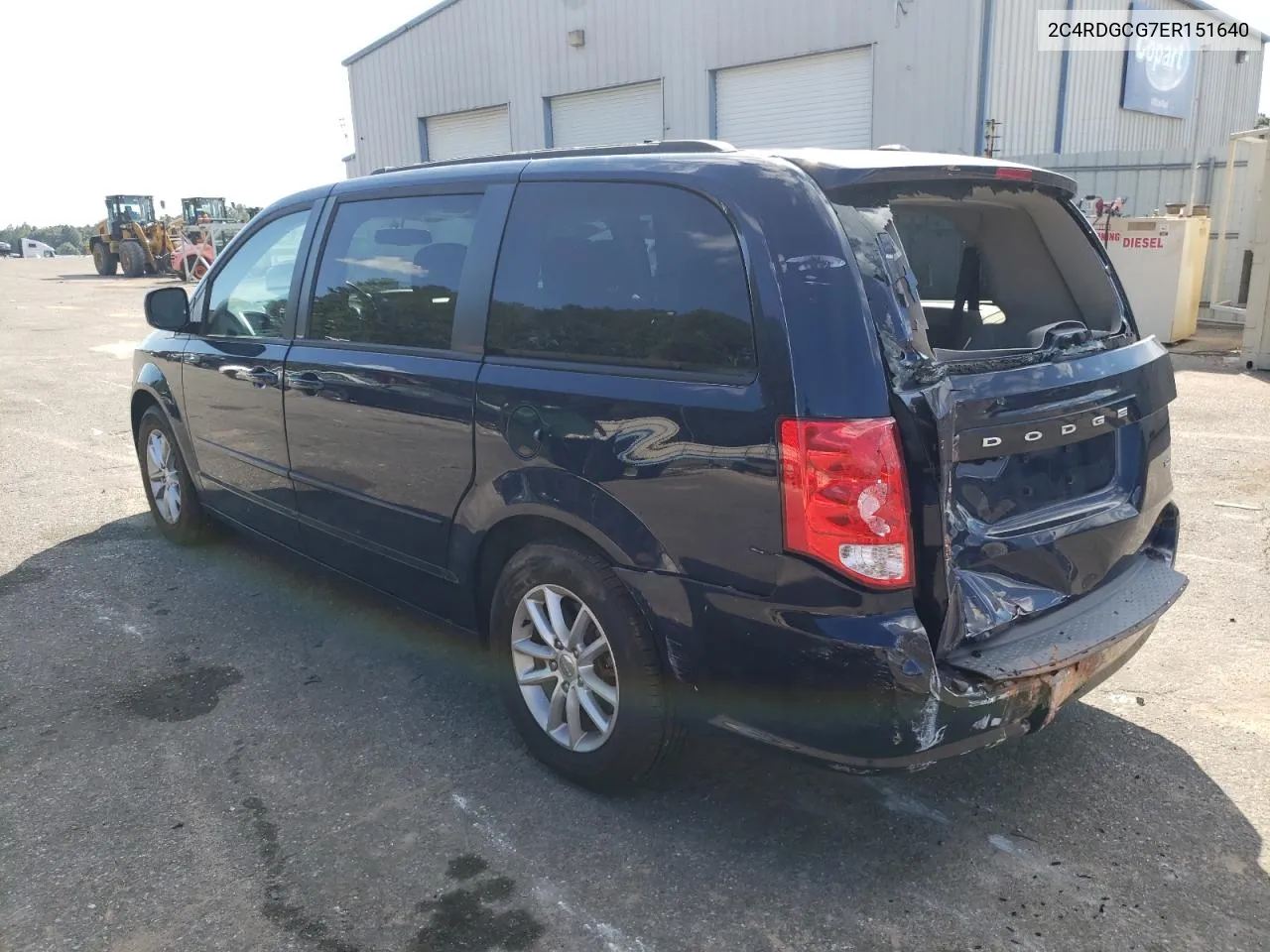 2014 Dodge Grand Caravan Sxt VIN: 2C4RDGCG7ER151640 Lot: 74041064