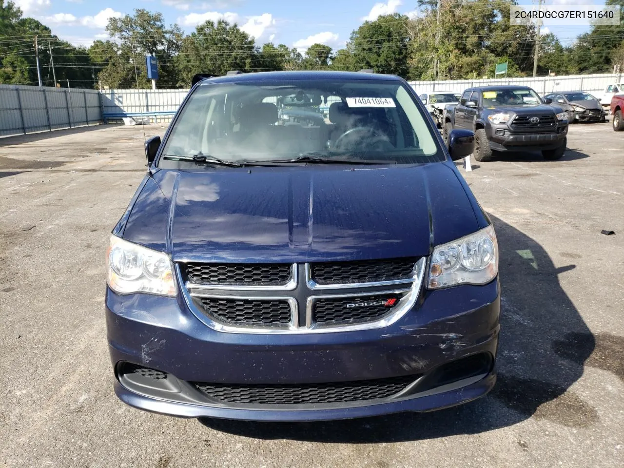 2014 Dodge Grand Caravan Sxt VIN: 2C4RDGCG7ER151640 Lot: 74041064