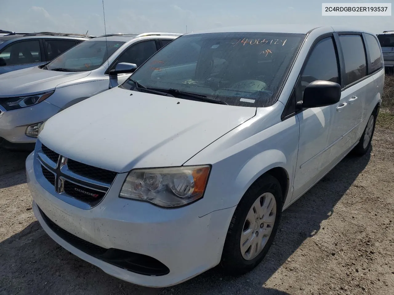 2014 Dodge Grand Caravan Se VIN: 2C4RDGBG2ER193537 Lot: 74065124