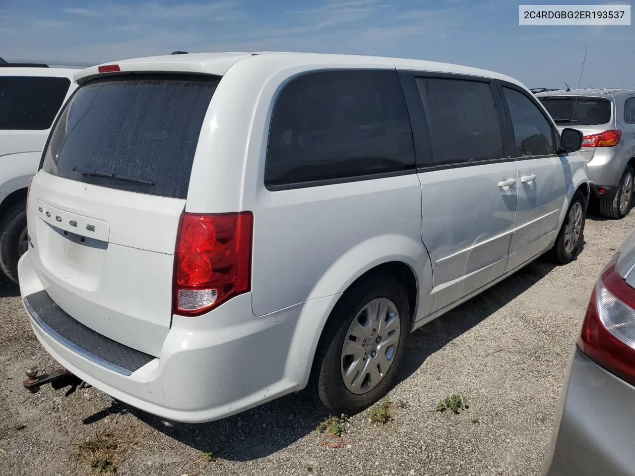 2014 Dodge Grand Caravan Se VIN: 2C4RDGBG2ER193537 Lot: 74065124