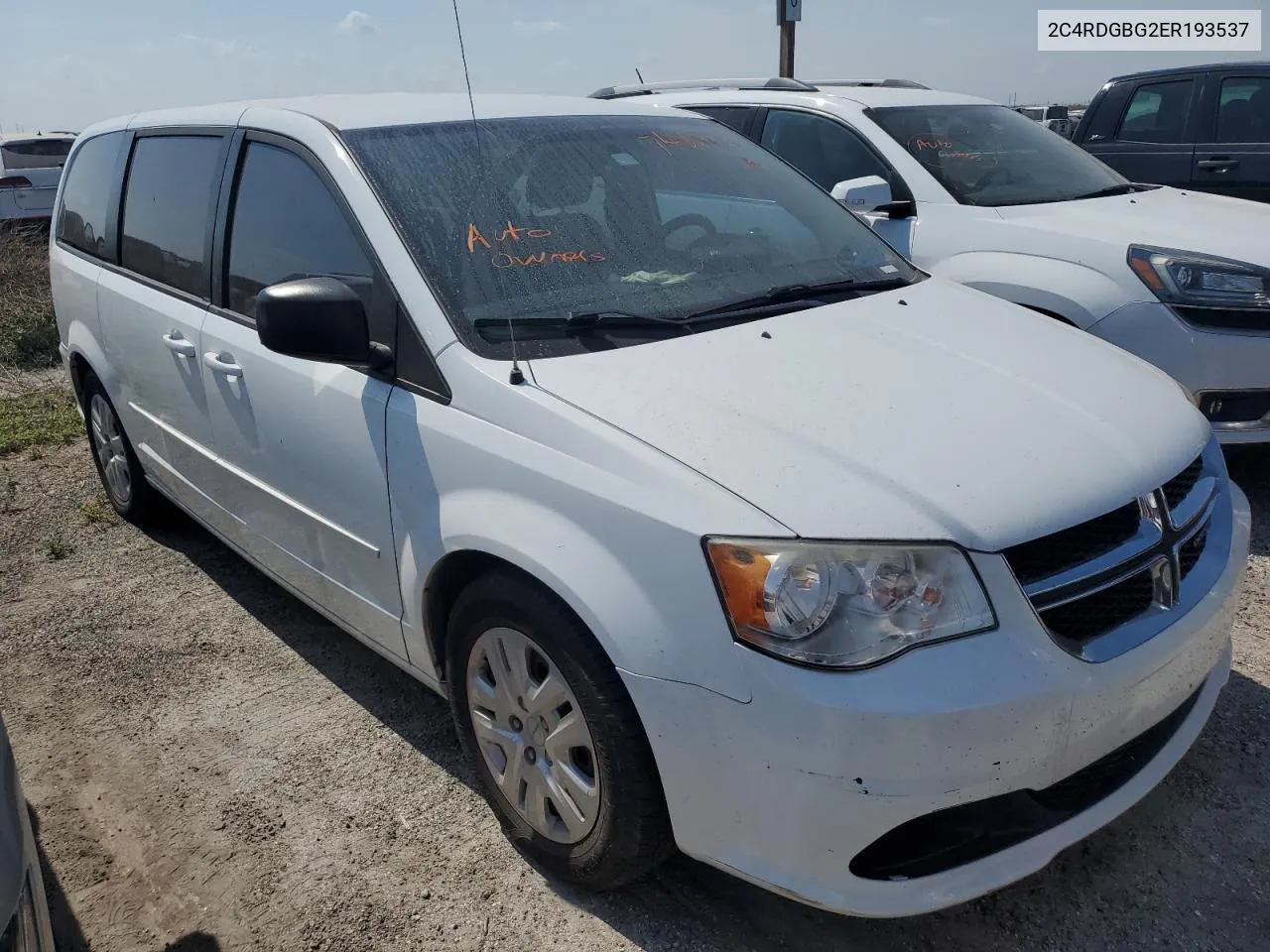 2014 Dodge Grand Caravan Se VIN: 2C4RDGBG2ER193537 Lot: 74065124