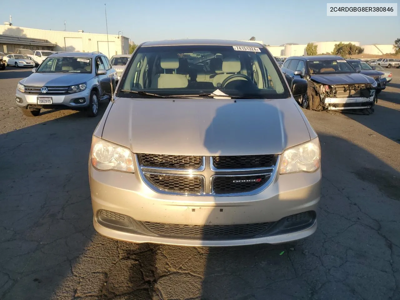 2C4RDGBG8ER380846 2014 Dodge Grand Caravan Se