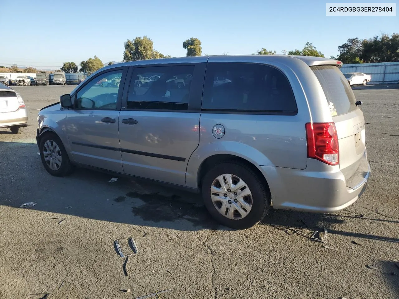 2014 Dodge Grand Caravan Se VIN: 2C4RDGBG3ER278404 Lot: 74340574