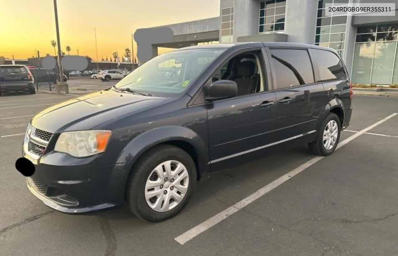 2014 Dodge Grand Caravan Se VIN: 2C4RDGBG9ER355311 Lot: 74400964