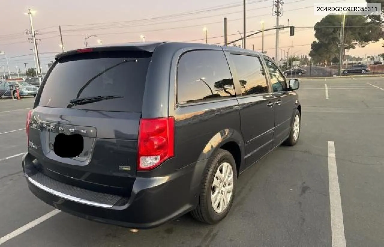 2014 Dodge Grand Caravan Se VIN: 2C4RDGBG9ER355311 Lot: 74400964