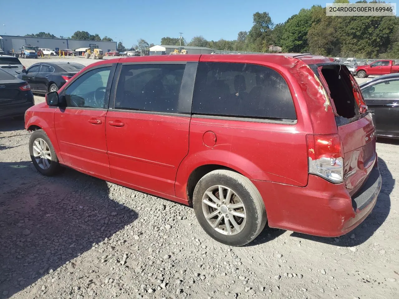 2C4RDGCG0ER169946 2014 Dodge Grand Caravan Sxt