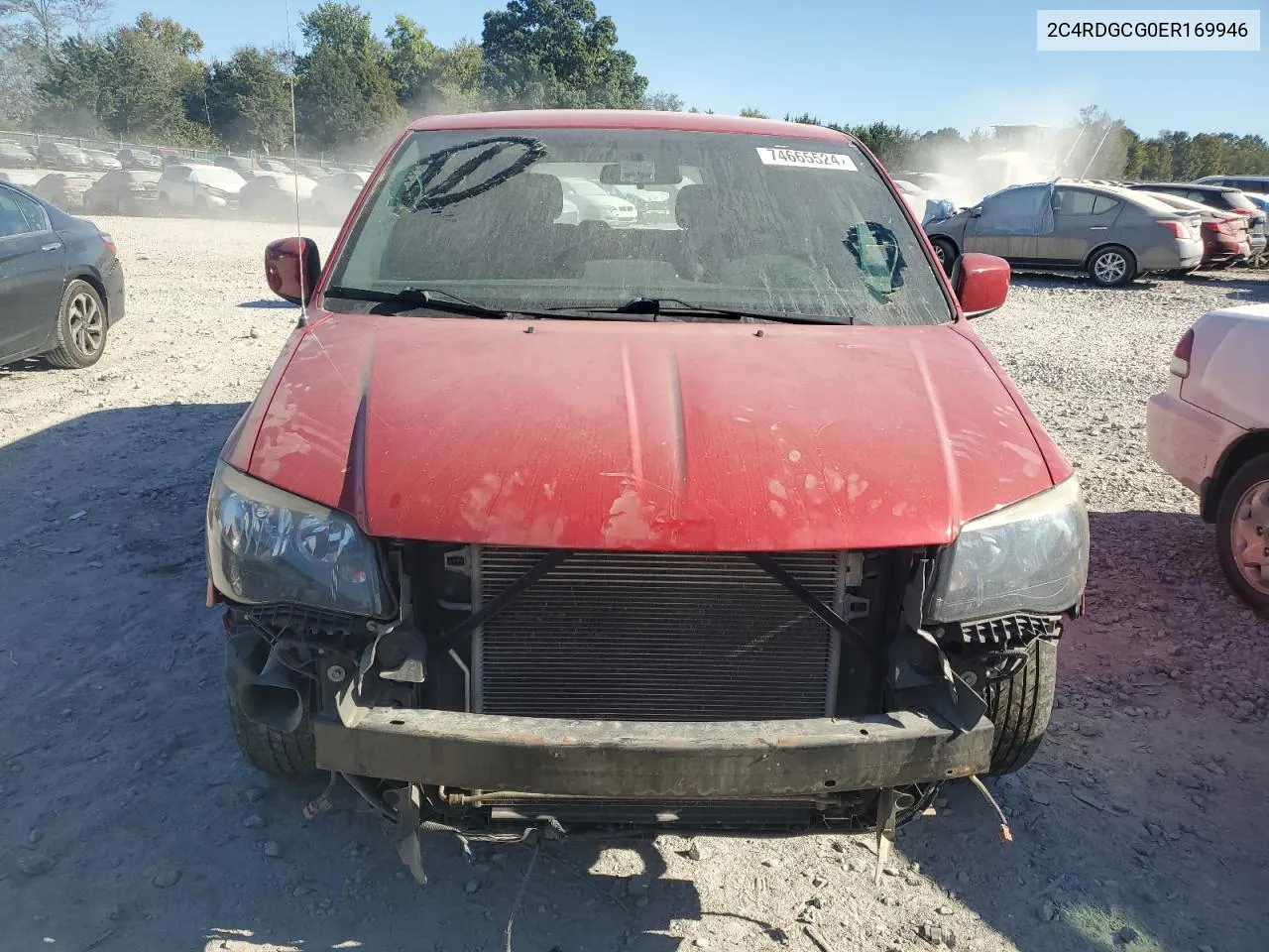 2C4RDGCG0ER169946 2014 Dodge Grand Caravan Sxt