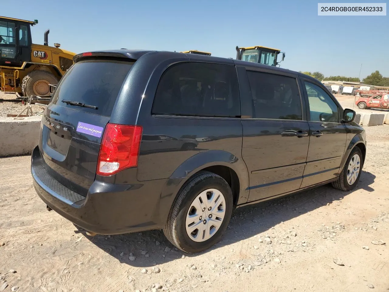 2014 Dodge Grand Caravan Se VIN: 2C4RDGBG0ER452333 Lot: 74668044