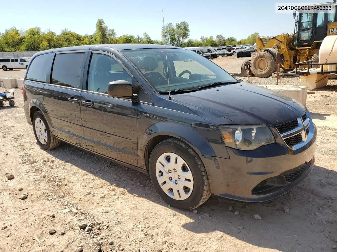 2014 Dodge Grand Caravan Se VIN: 2C4RDGBG0ER452333 Lot: 74668044