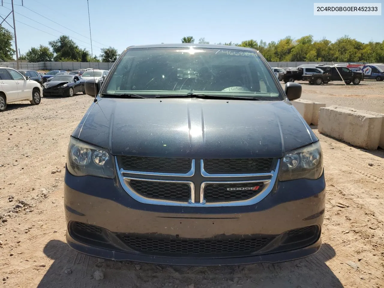 2014 Dodge Grand Caravan Se VIN: 2C4RDGBG0ER452333 Lot: 74668044