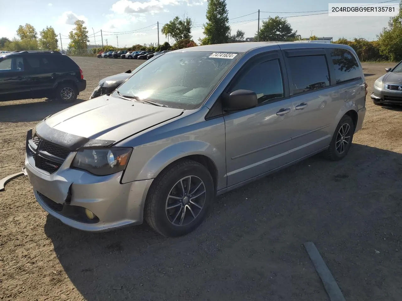 2C4RDGBG9ER135781 2014 Dodge Grand Caravan Se