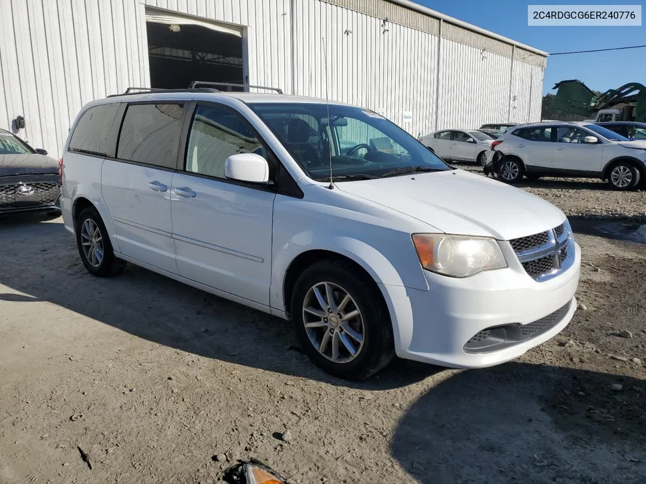 2014 Dodge Grand Caravan Sxt VIN: 2C4RDGCG6ER240776 Lot: 74796174