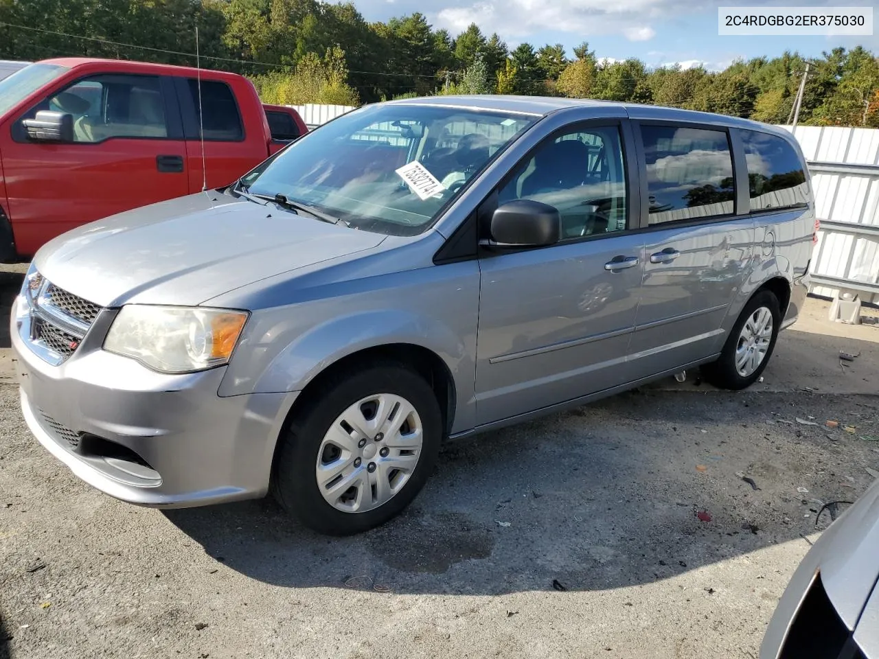 2014 Dodge Grand Caravan Se VIN: 2C4RDGBG2ER375030 Lot: 75332774