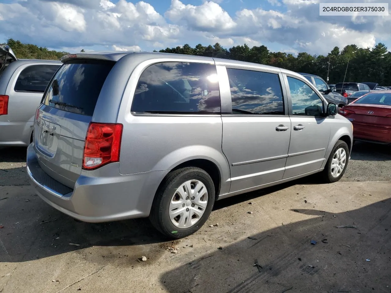 2014 Dodge Grand Caravan Se VIN: 2C4RDGBG2ER375030 Lot: 75332774