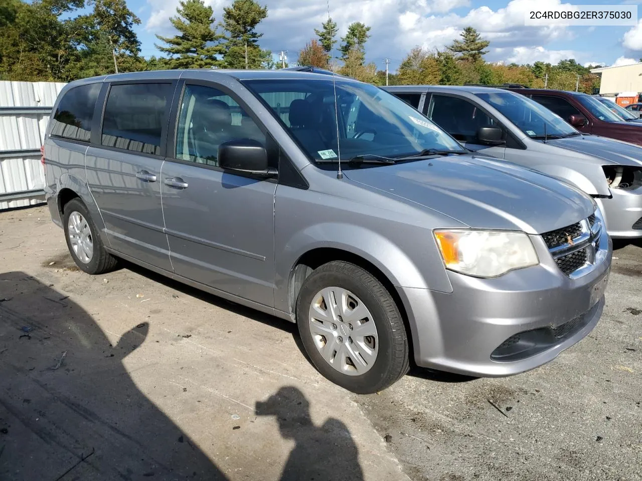 2014 Dodge Grand Caravan Se VIN: 2C4RDGBG2ER375030 Lot: 75332774