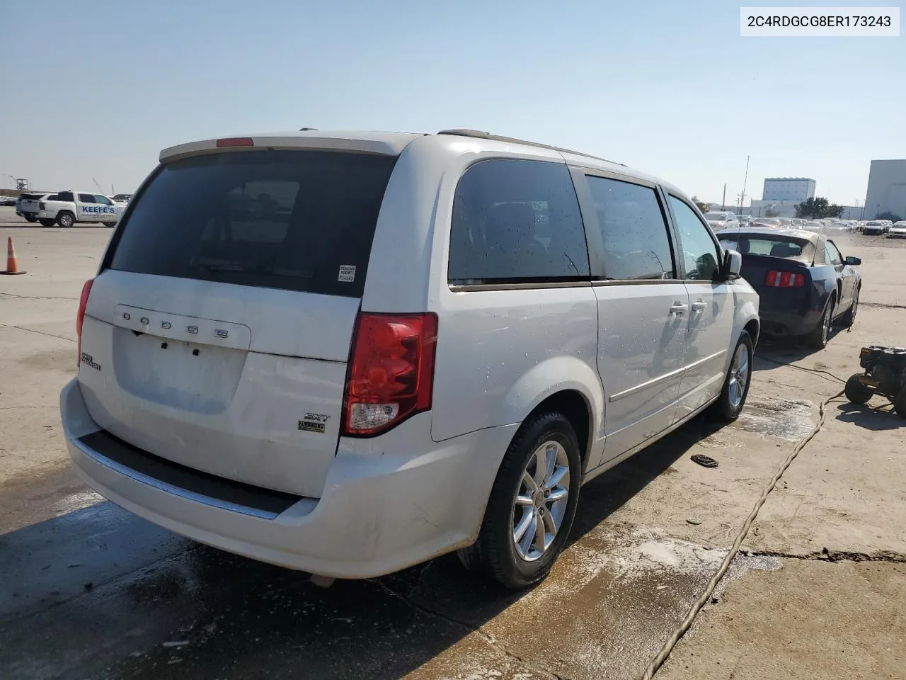 2014 Dodge Grand Caravan Sxt VIN: 2C4RDGCG8ER173243 Lot: 75342824