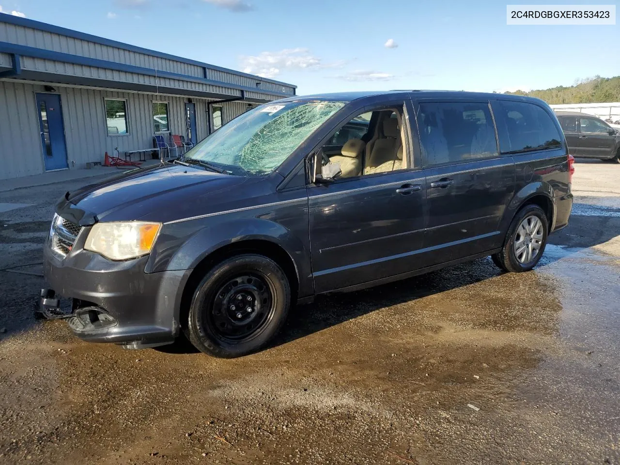 2014 Dodge Grand Caravan Se VIN: 2C4RDGBGXER353423 Lot: 75390664