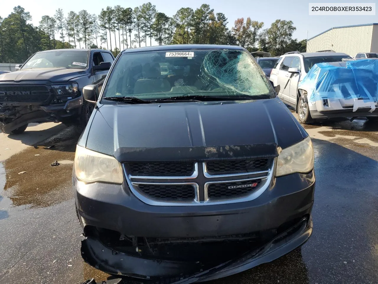 2014 Dodge Grand Caravan Se VIN: 2C4RDGBGXER353423 Lot: 75390664