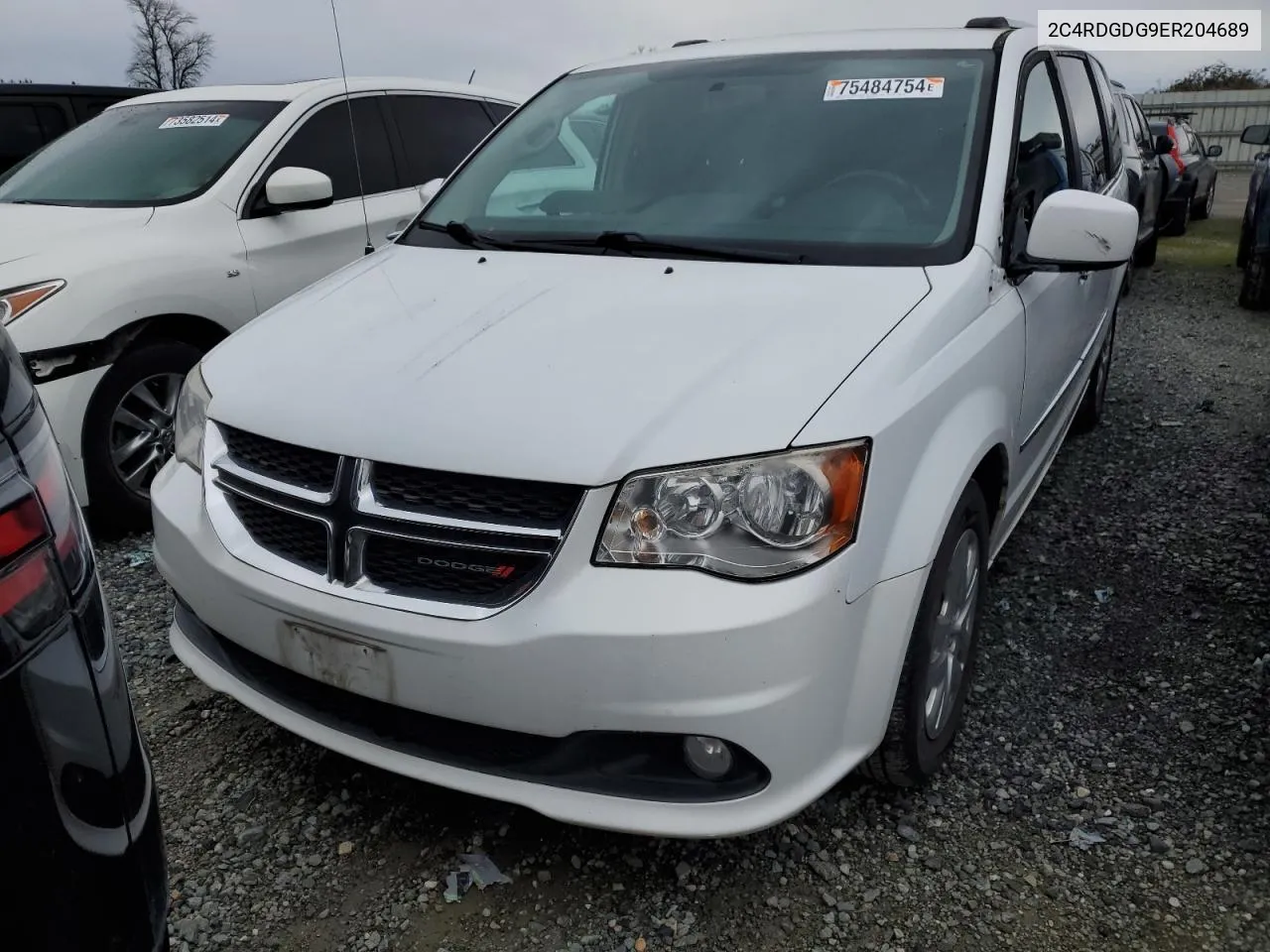 2014 Dodge Grand Caravan Crew VIN: 2C4RDGDG9ER204689 Lot: 75484754