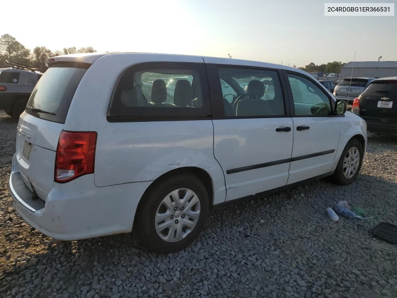 2014 Dodge Grand Caravan Se VIN: 2C4RDGBG1ER366531 Lot: 75514164