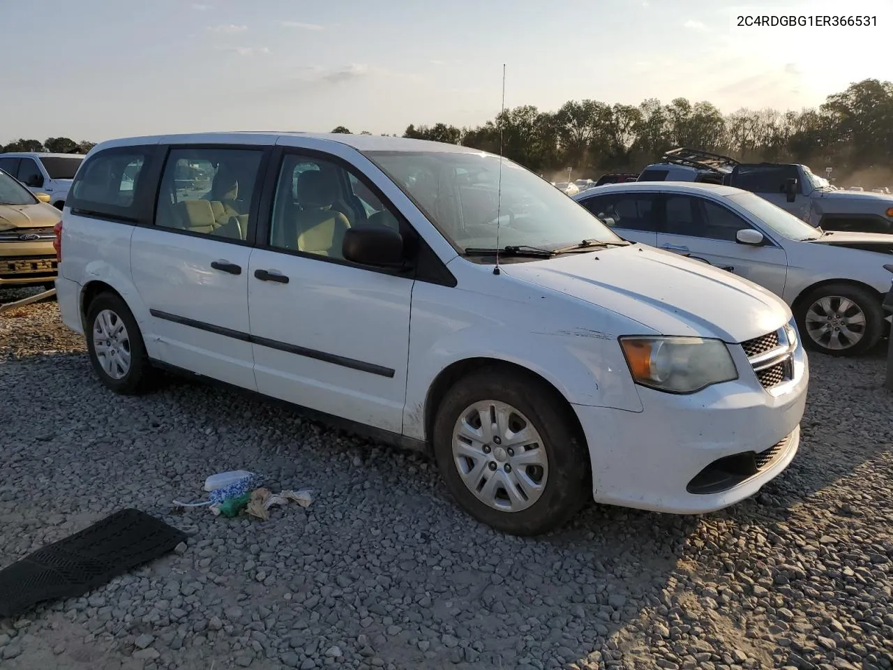 2014 Dodge Grand Caravan Se VIN: 2C4RDGBG1ER366531 Lot: 75514164