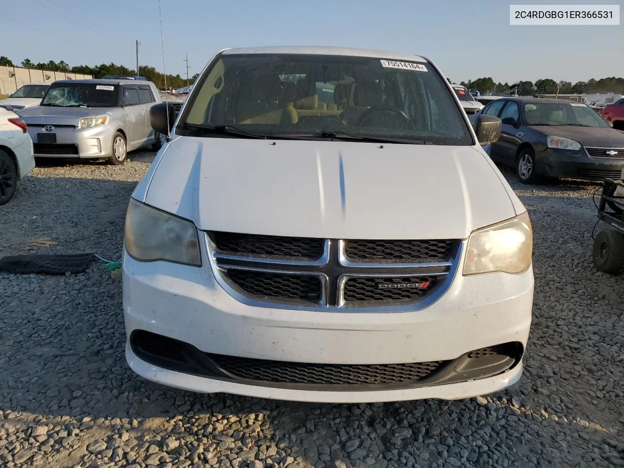 2014 Dodge Grand Caravan Se VIN: 2C4RDGBG1ER366531 Lot: 75514164