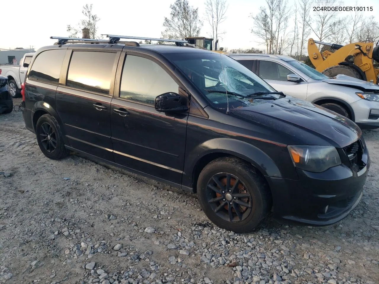 2014 Dodge Grand Caravan R/T VIN: 2C4RDGEG0ER190115 Lot: 75749474