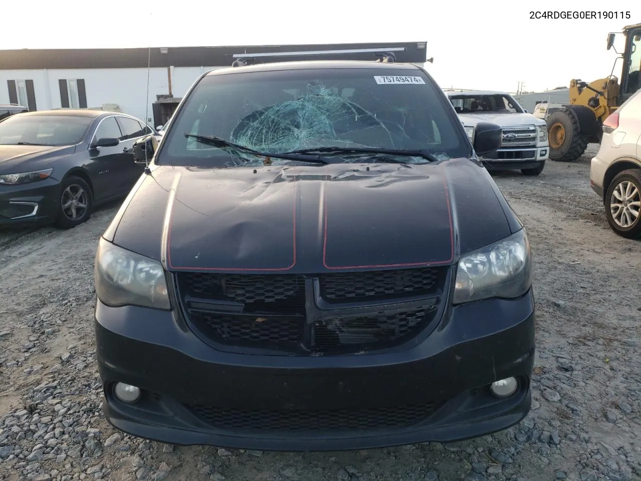 2014 Dodge Grand Caravan R/T VIN: 2C4RDGEG0ER190115 Lot: 75749474