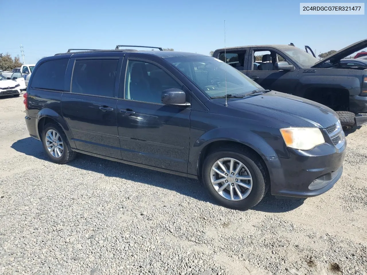 2014 Dodge Grand Caravan Sxt VIN: 2C4RDGCG7ER321477 Lot: 75837174