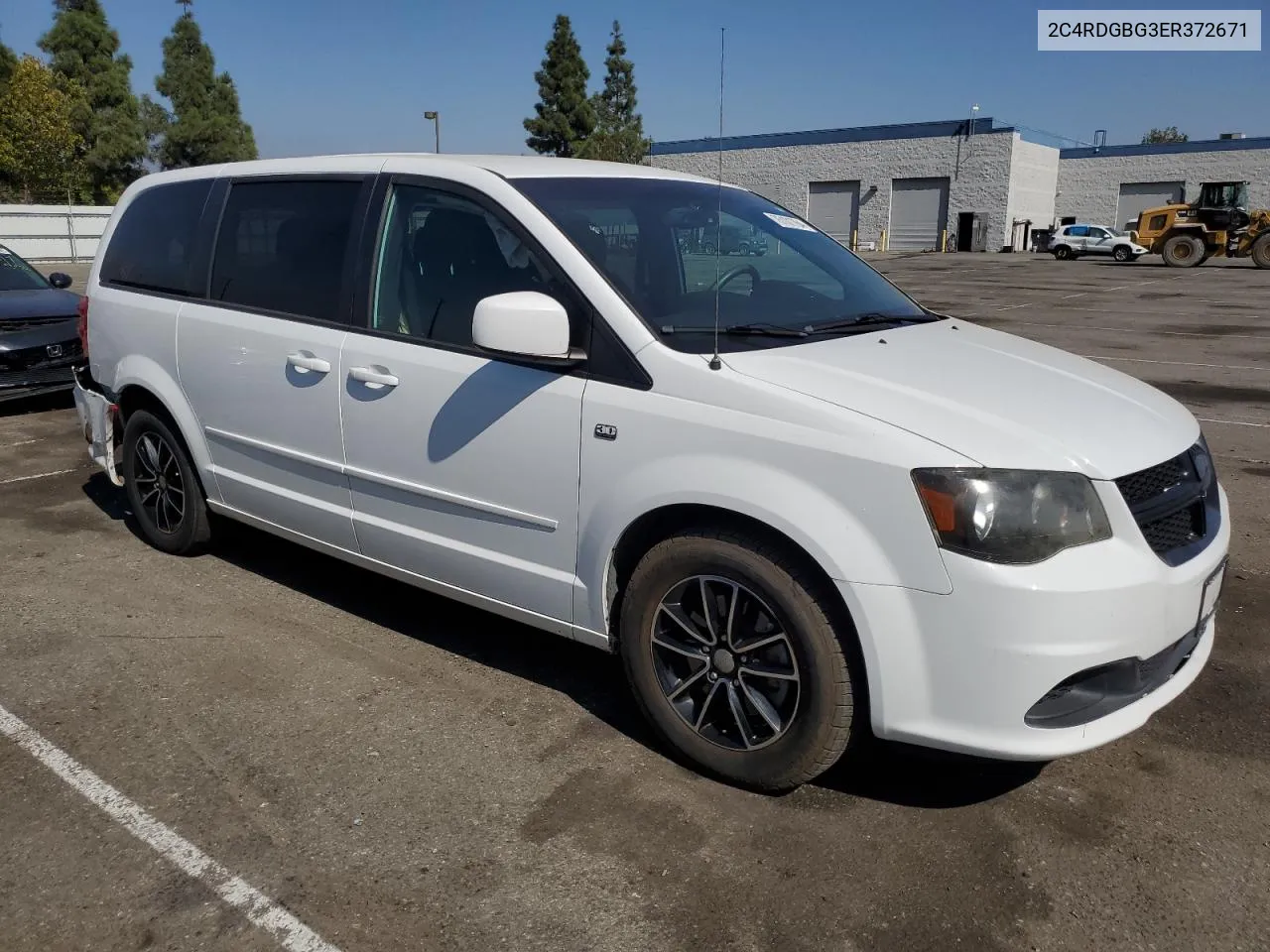 2014 Dodge Grand Caravan Se VIN: 2C4RDGBG3ER372671 Lot: 76101764