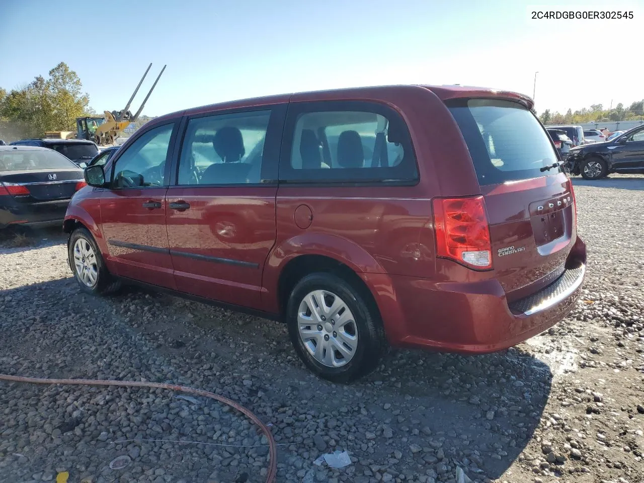 2014 Dodge Grand Caravan Se VIN: 2C4RDGBG0ER302545 Lot: 76408374