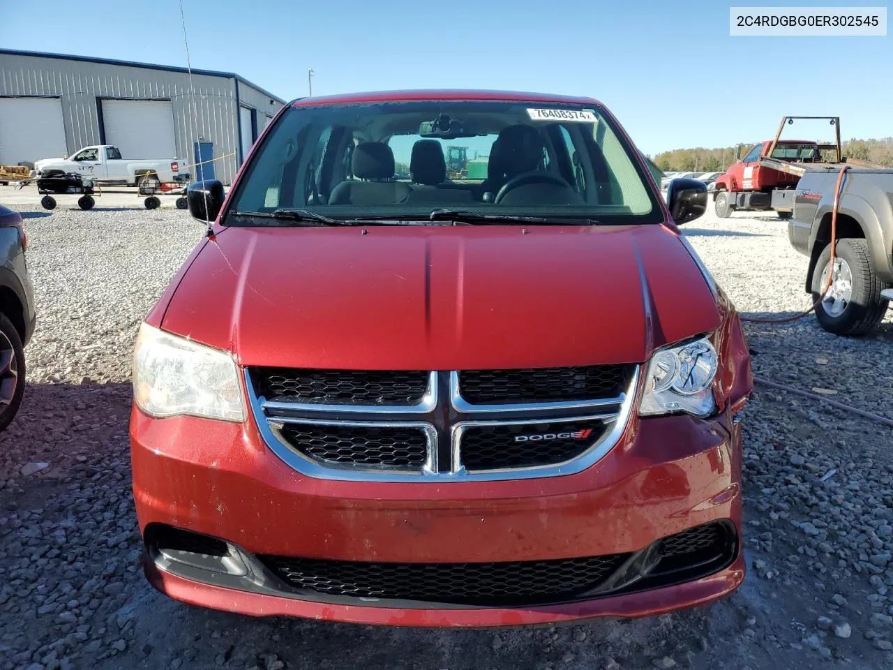 2014 Dodge Grand Caravan Se VIN: 2C4RDGBG0ER302545 Lot: 76408374