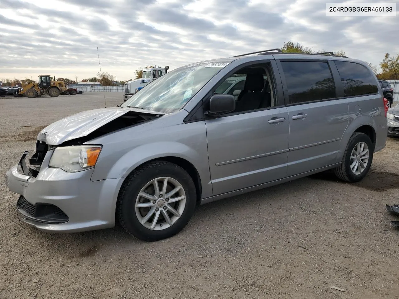 2C4RDGBG6ER466138 2014 Dodge Grand Caravan Se