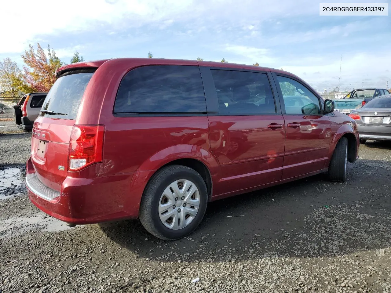 2014 Dodge Grand Caravan Se VIN: 2C4RDGBG8ER433397 Lot: 76559804