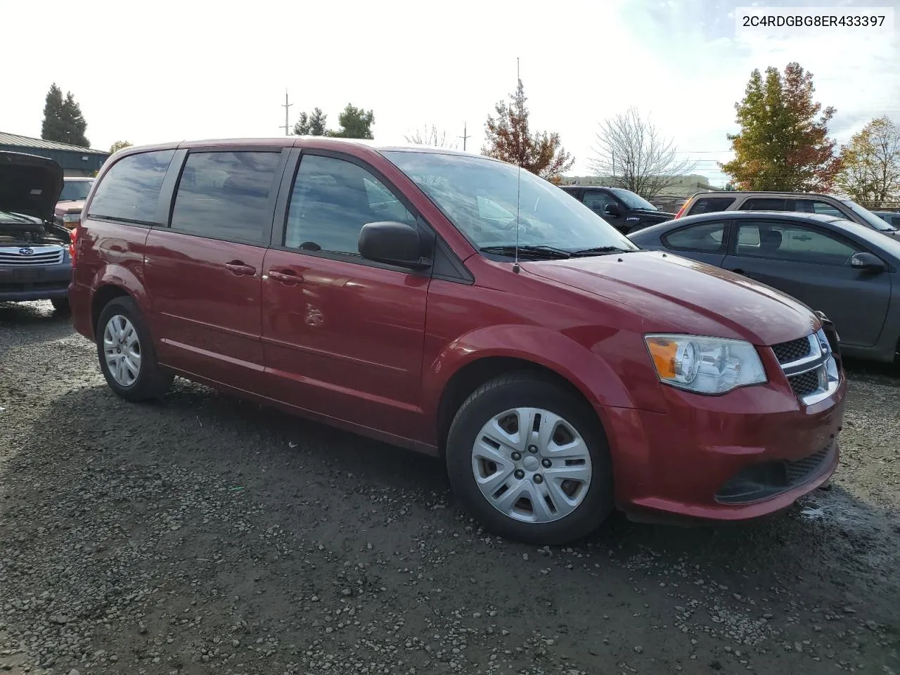 2014 Dodge Grand Caravan Se VIN: 2C4RDGBG8ER433397 Lot: 76559804