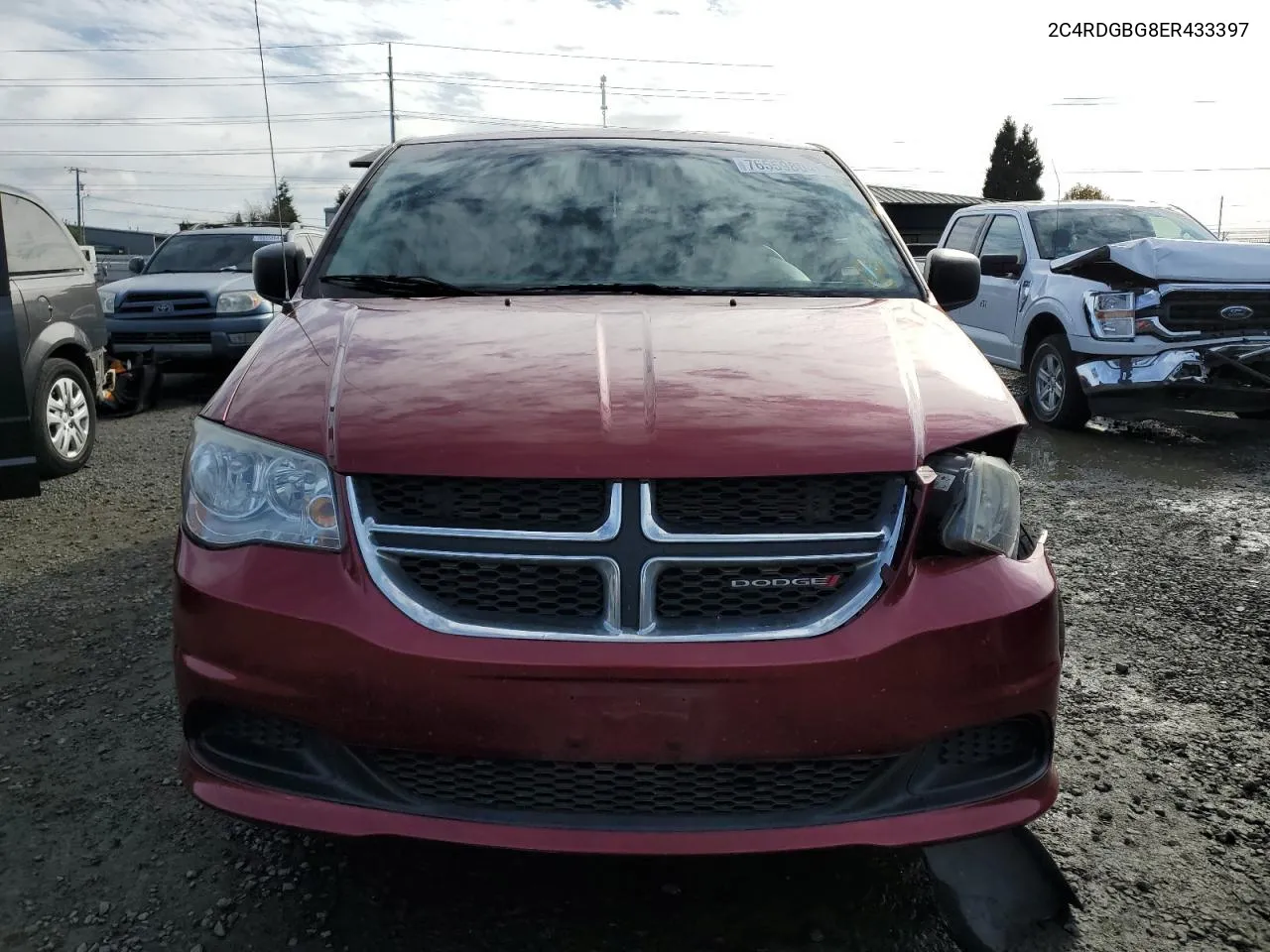 2014 Dodge Grand Caravan Se VIN: 2C4RDGBG8ER433397 Lot: 76559804