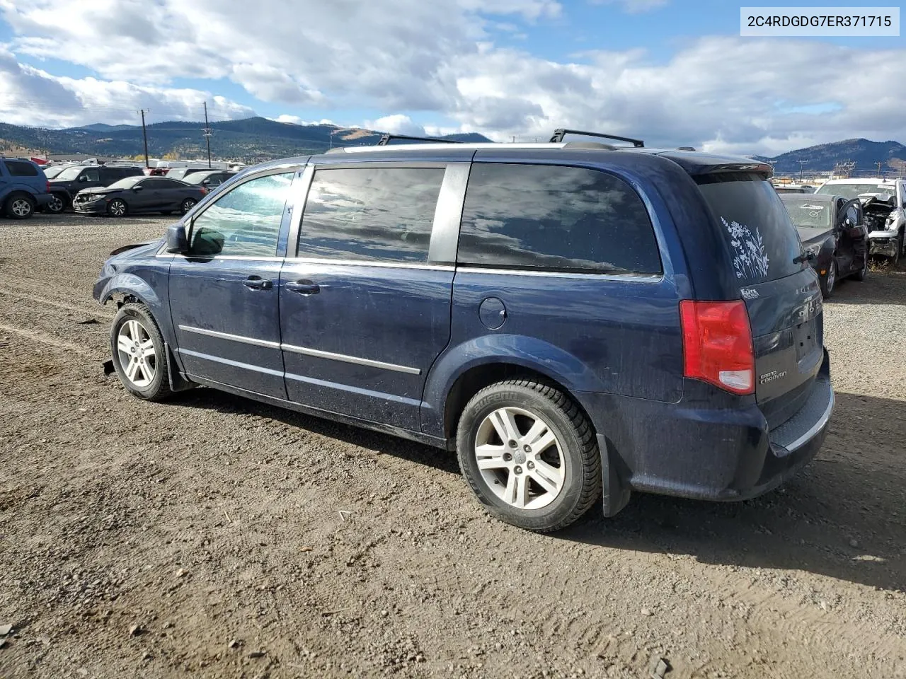 2014 Dodge Grand Caravan Crew VIN: 2C4RDGDG7ER371715 Lot: 76563024