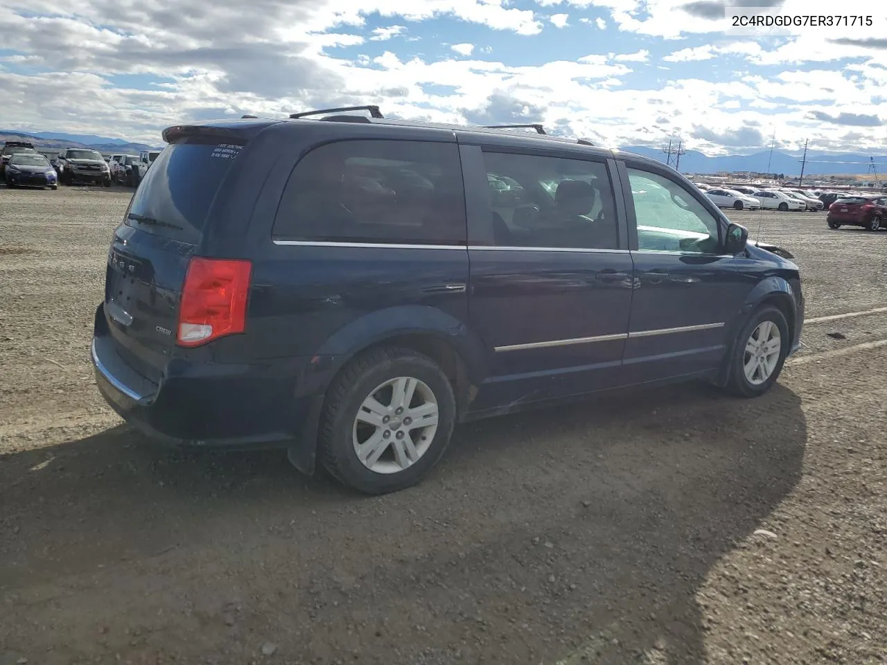 2014 Dodge Grand Caravan Crew VIN: 2C4RDGDG7ER371715 Lot: 76563024