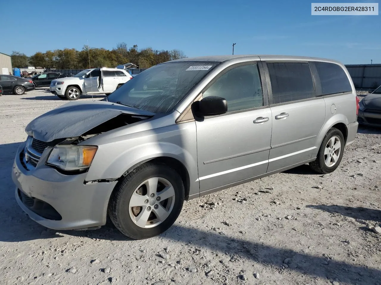 2014 Dodge Grand Caravan Se VIN: 2C4RDGBG2ER428311 Lot: 76801254