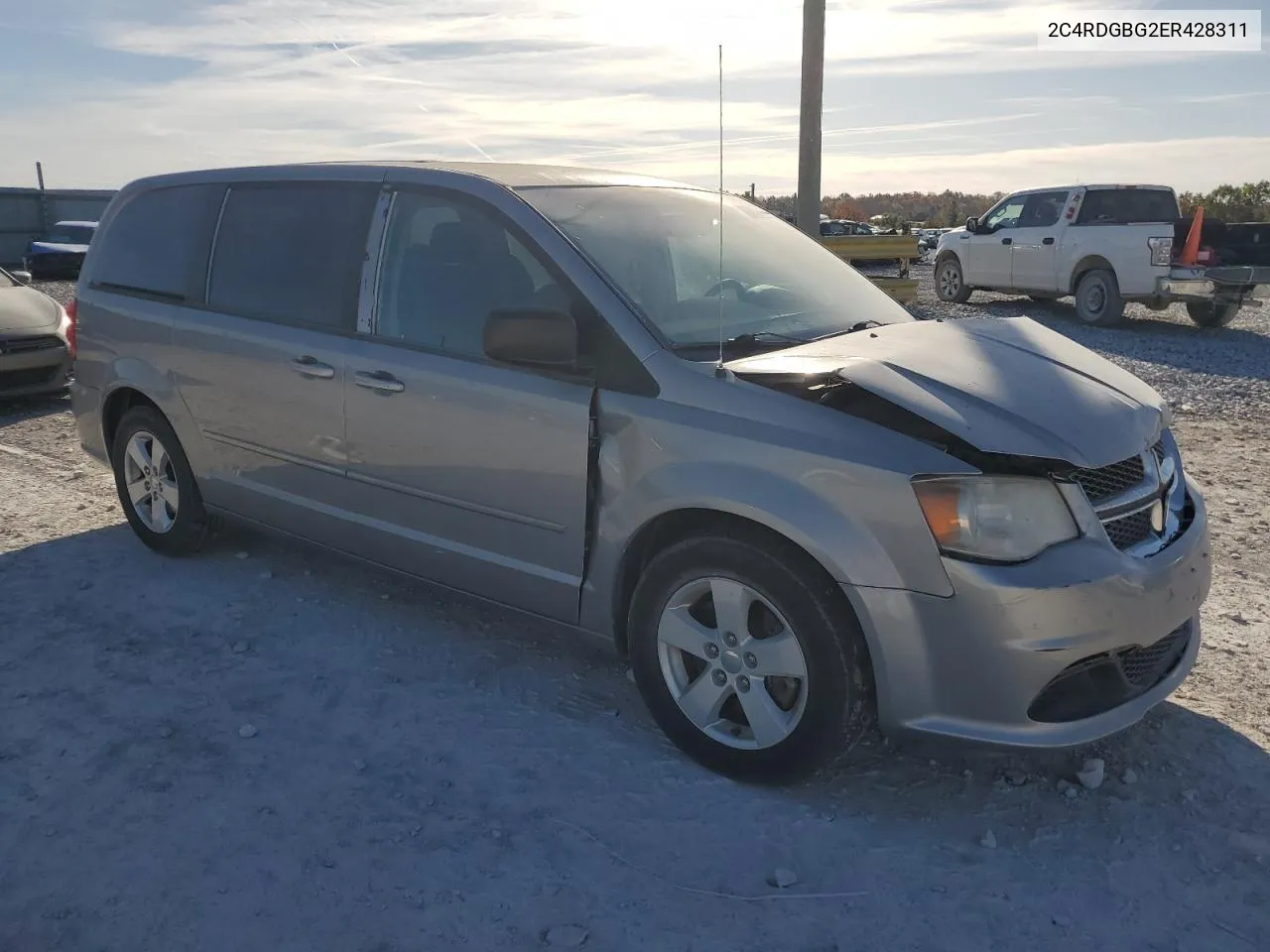 2014 Dodge Grand Caravan Se VIN: 2C4RDGBG2ER428311 Lot: 76801254