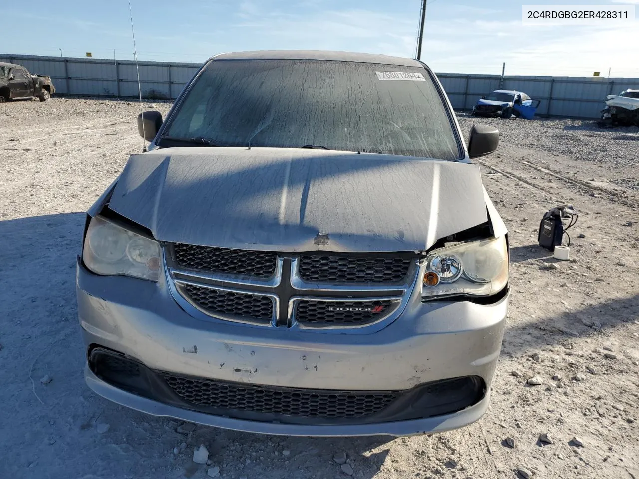 2014 Dodge Grand Caravan Se VIN: 2C4RDGBG2ER428311 Lot: 76801254