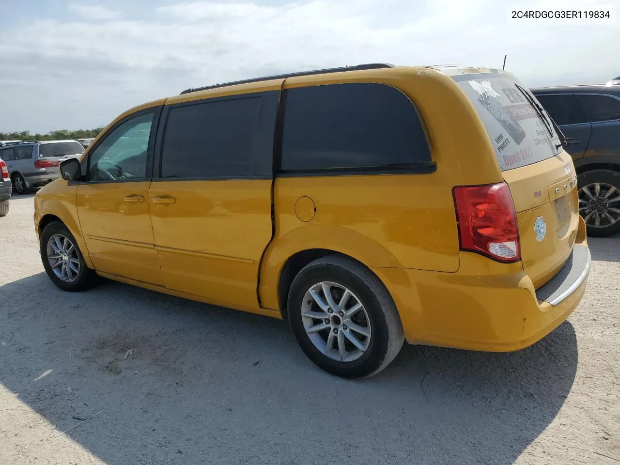 2014 Dodge Grand Caravan Sxt VIN: 2C4RDGCG3ER119834 Lot: 76873044