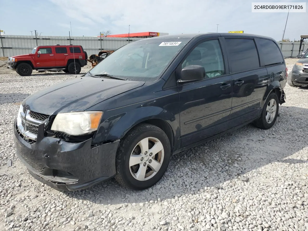 2014 Dodge Grand Caravan Se VIN: 2C4RDGBG9ER171826 Lot: 76874634